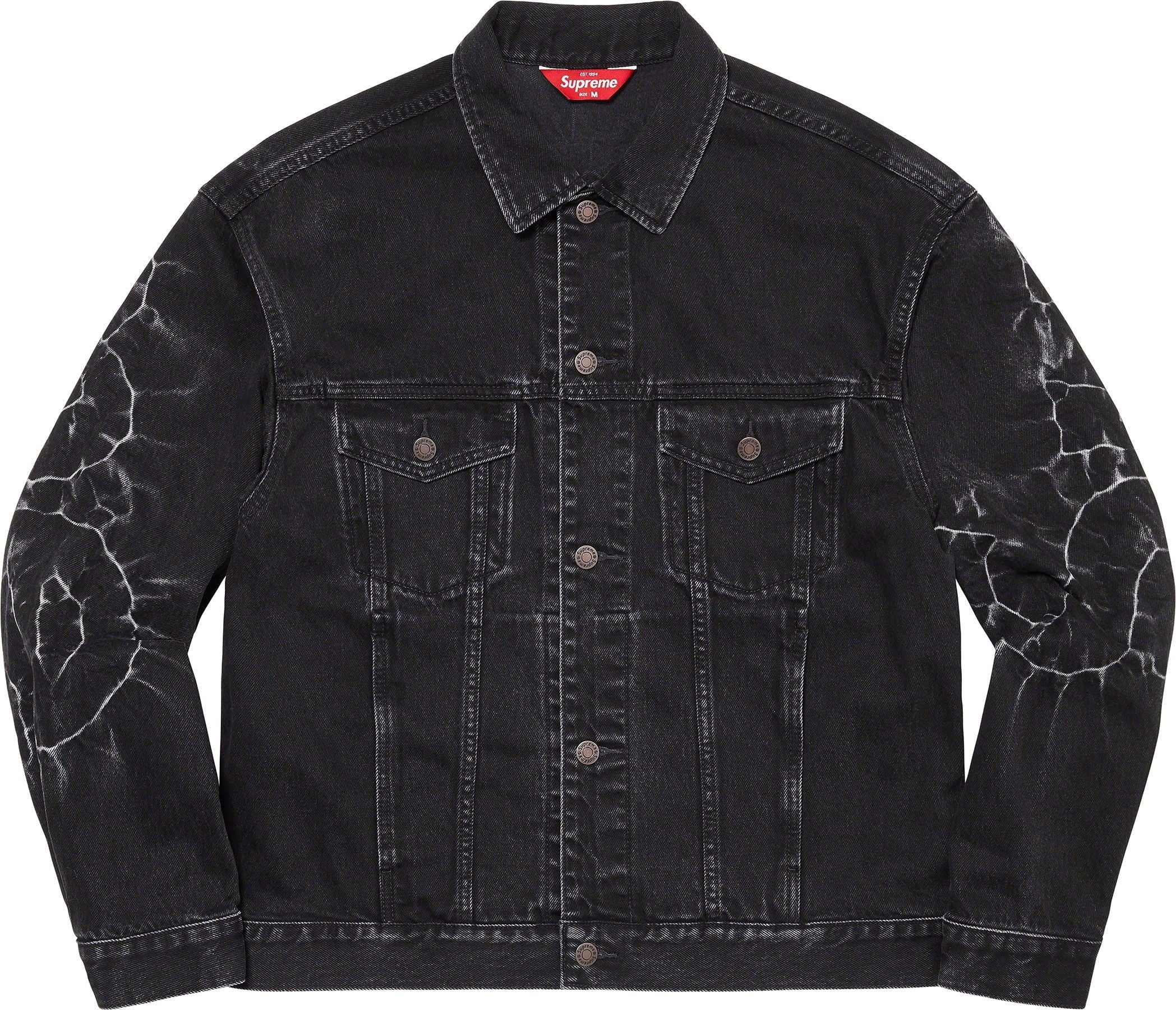Shibori Denim Trucker Jacket view 5